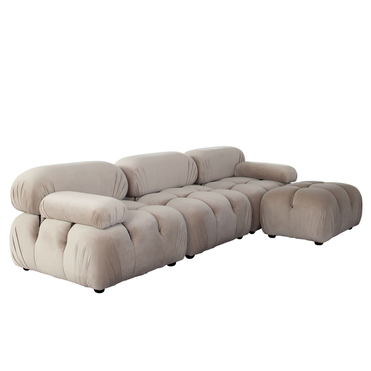 Chaise reversible modular de 4 piezas Paloma