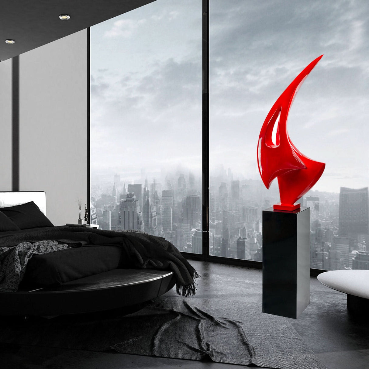 Sail Floor Sculpture, 70" Tall