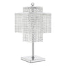 Table Lamp Square Crystal Double Crown