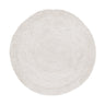 Woolable Round Rug Arctic Circle White