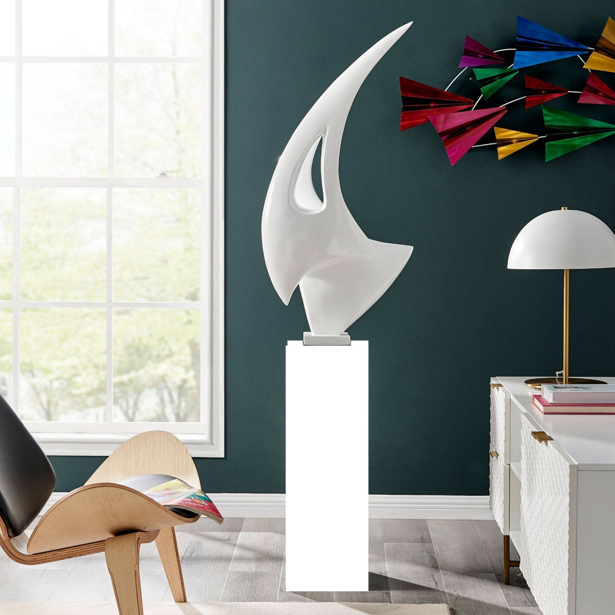 Sail Floor Sculpture, 70" Tall