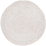 Woolable Round Rug Arctic Circle White