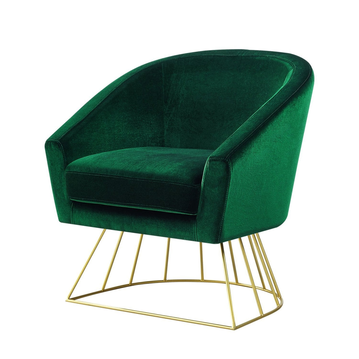 Adalene Velvet Accent Chair