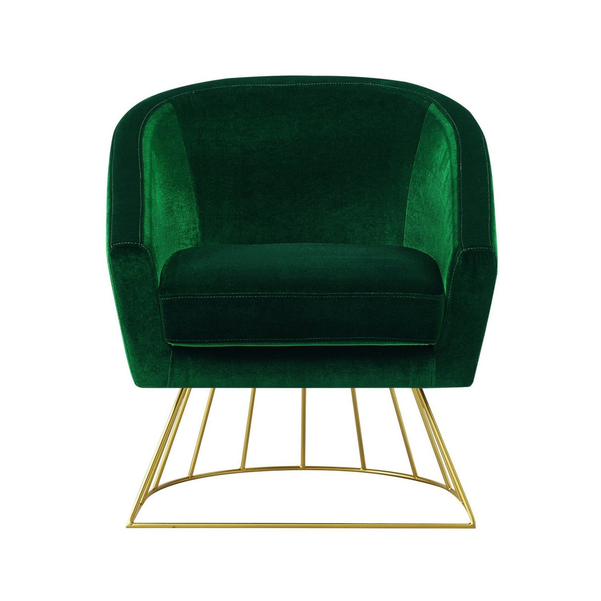 Adalene Velvet Accent Chair