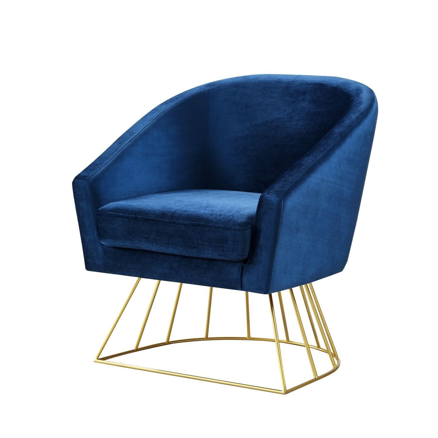 Adalene Velvet Accent Chair