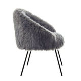 Ana Lux Fur Accent Chair