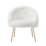 Ana Lux Fur Accent Chair