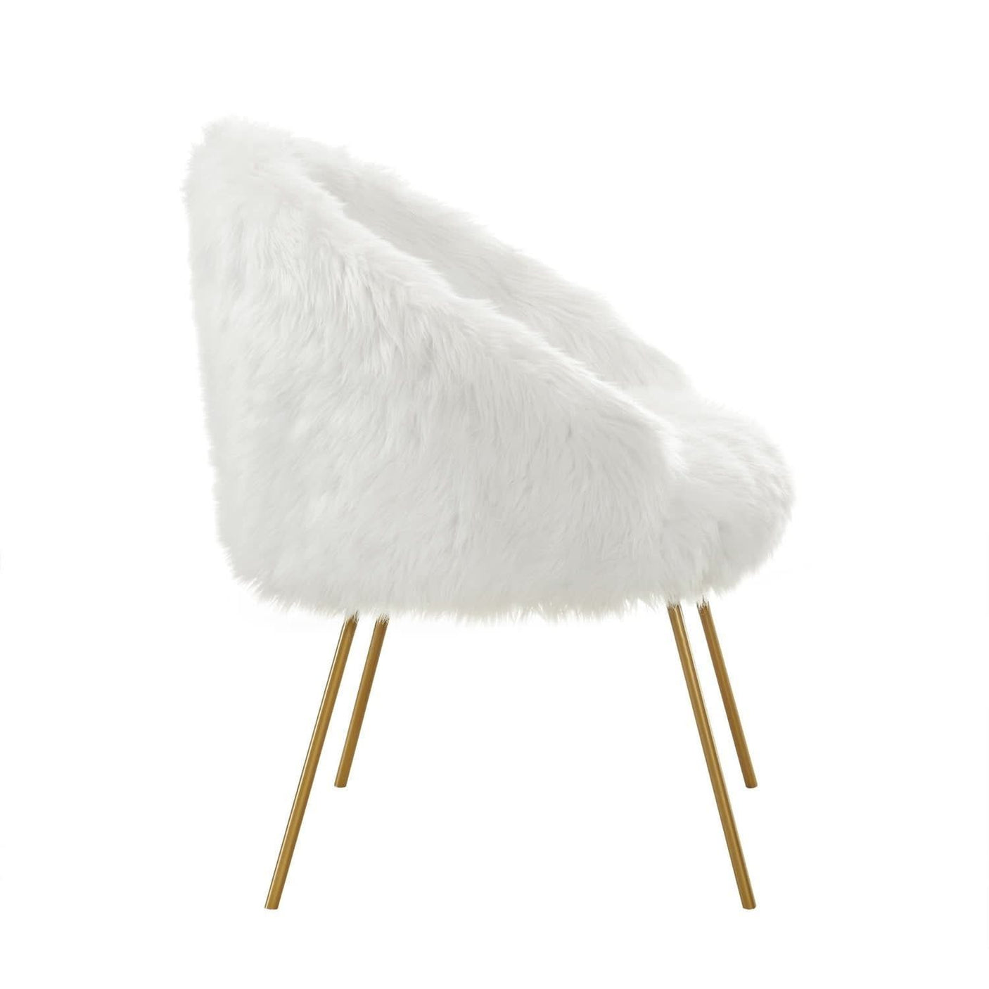 Ana Lux Fur Accent Chair