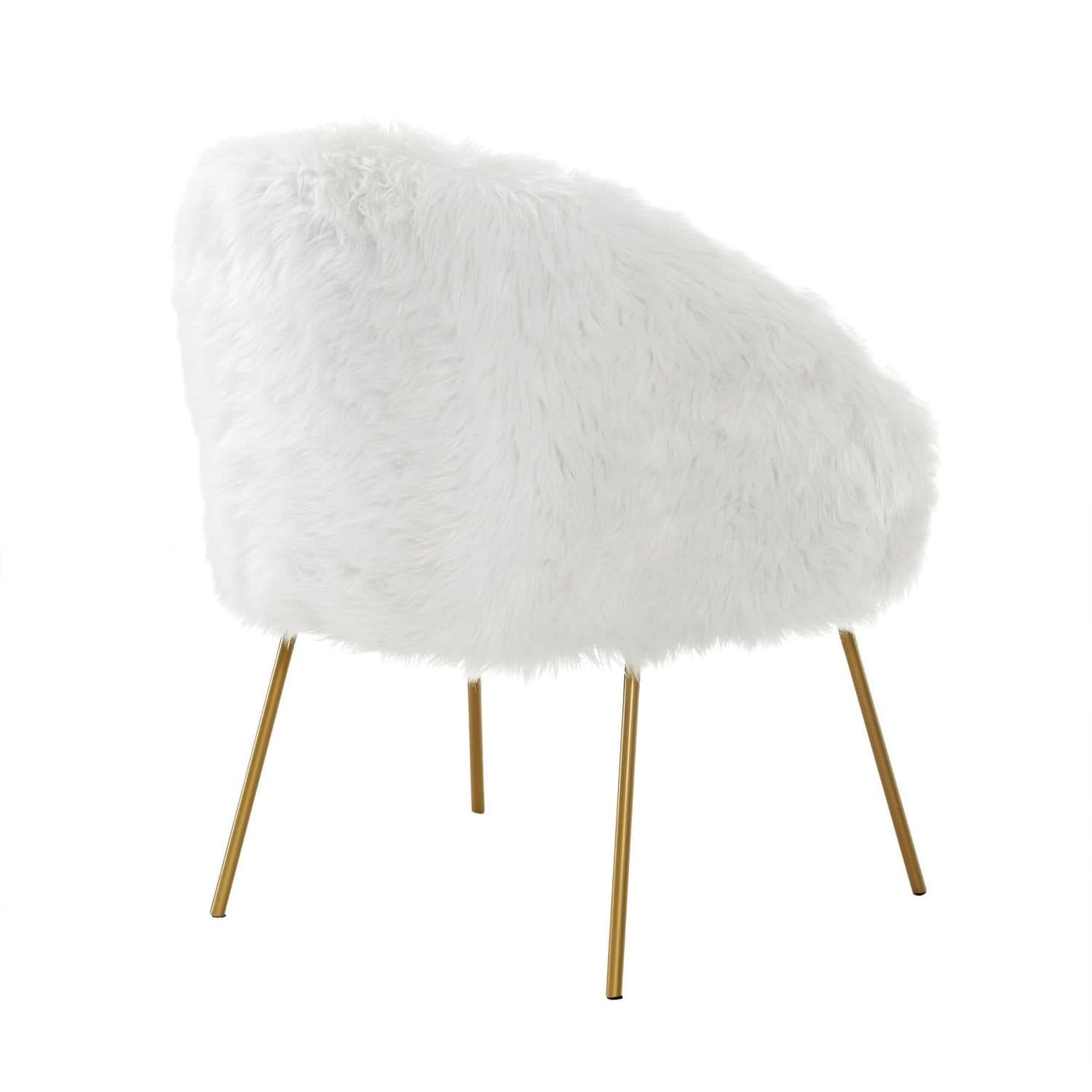 Ana Lux Fur Accent Chair