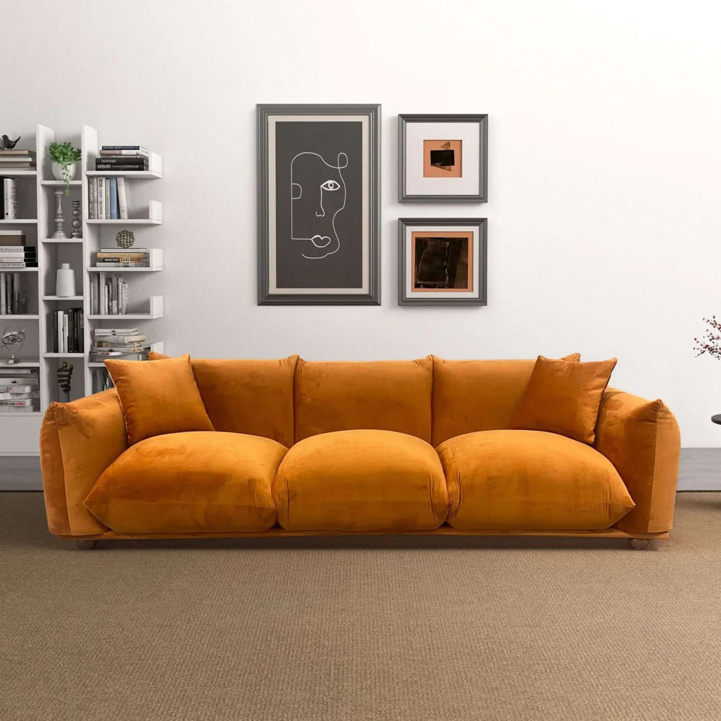 Ashton Velvet Sofa