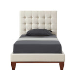 Bond Linen Button Tufted Bedframe