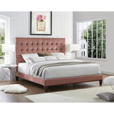 Bond Velvet Button Tufted Bedframe