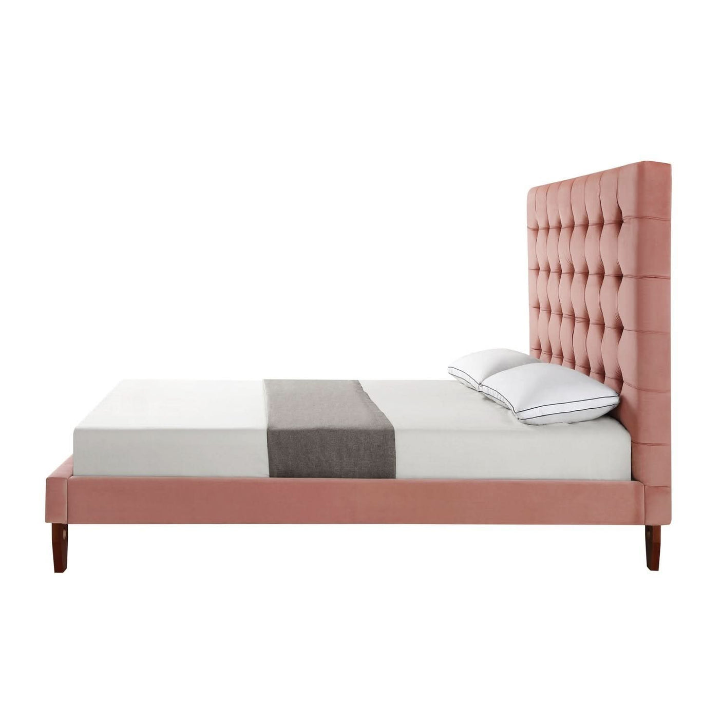 Bond Velvet Button Tufted Bedframe