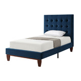 Bond Velvet Button Tufted Bedframe