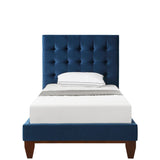 Bond Velvet Button Tufted Bedframe