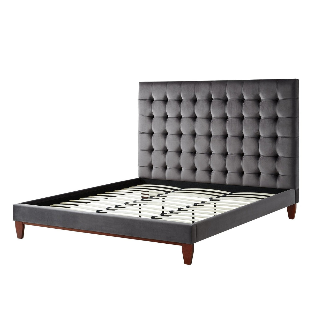 Bond Velvet Button Tufted Bedframe