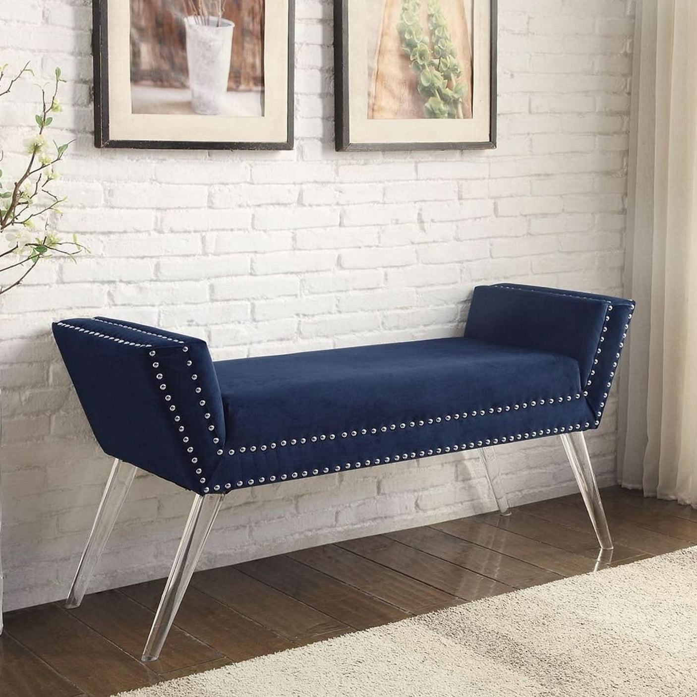 Crawford Velvet Bench