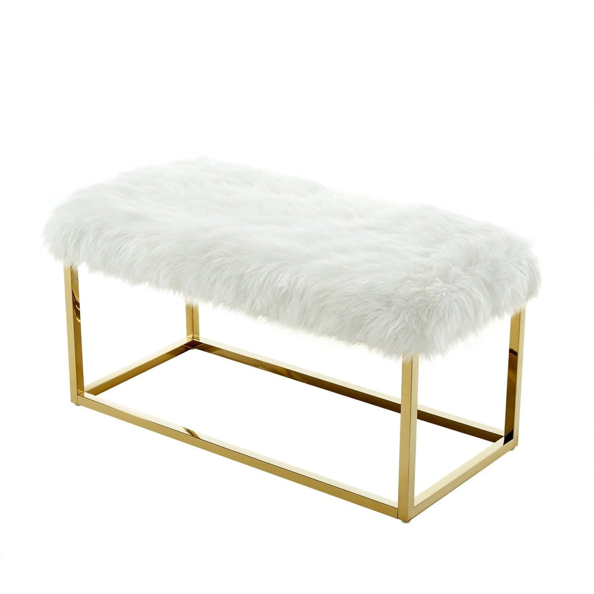 Monet Lux Fur Bench