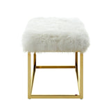 Monet Lux Fur Bench