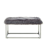 Monet Lux Fur Bench