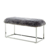 Monet Lux Fur Bench