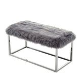 Monet Lux Fur Bench