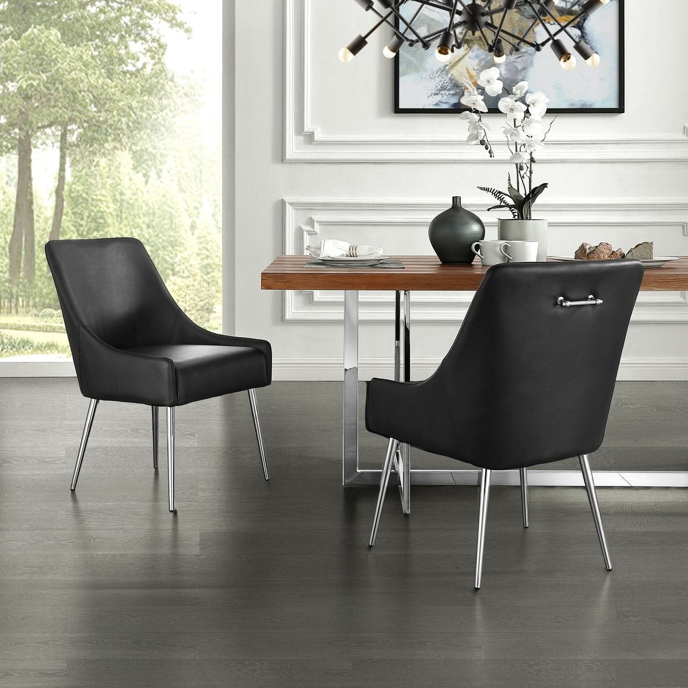 Christine Armless Dining Chair (set of 2)