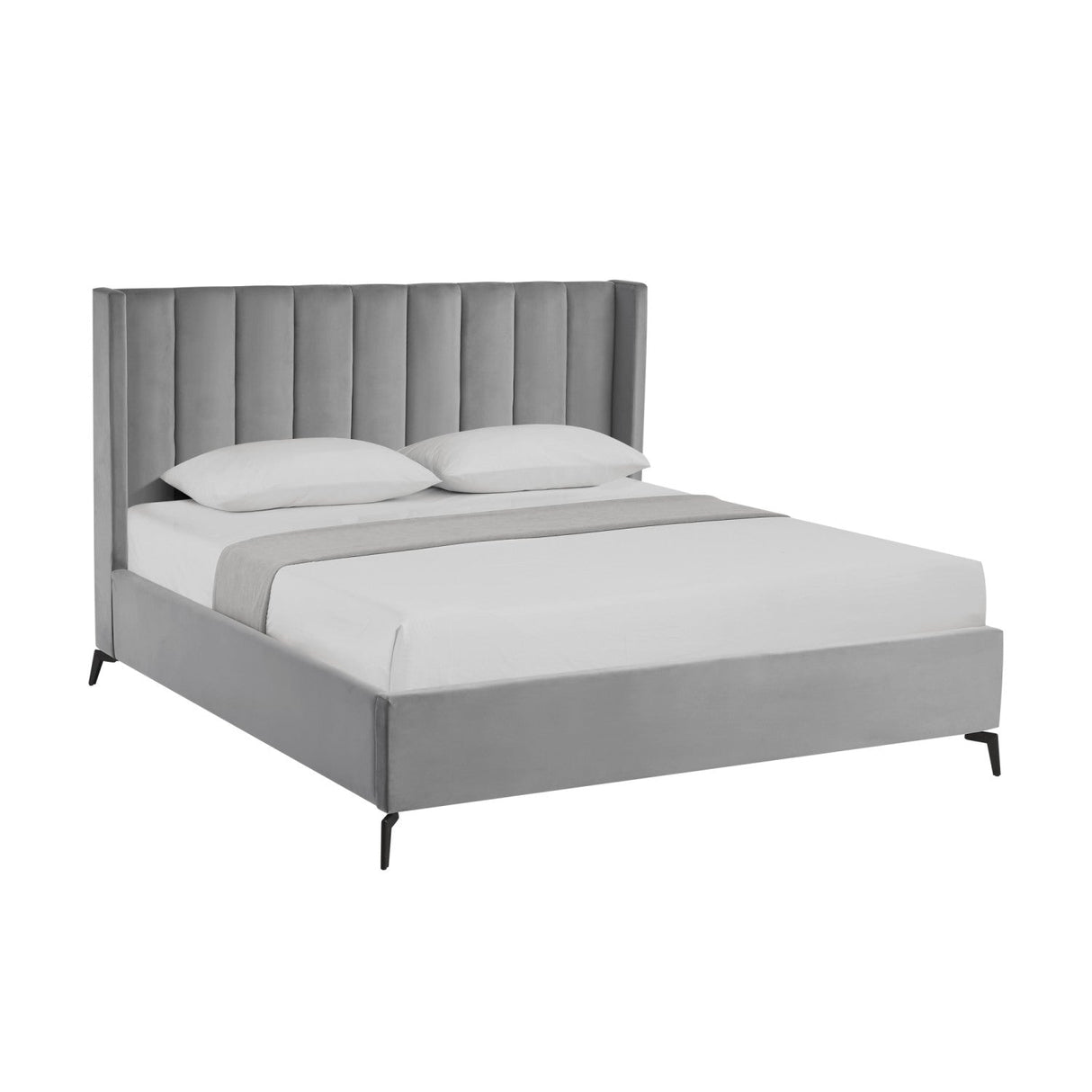 Caliyah Velvet Bed