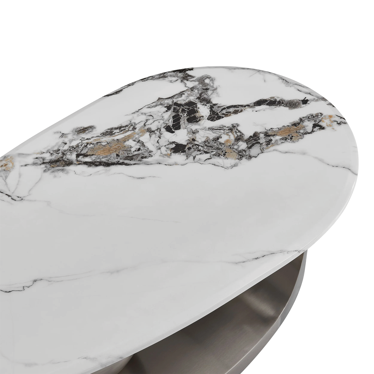 Celestia Marble-Form Coffee Table