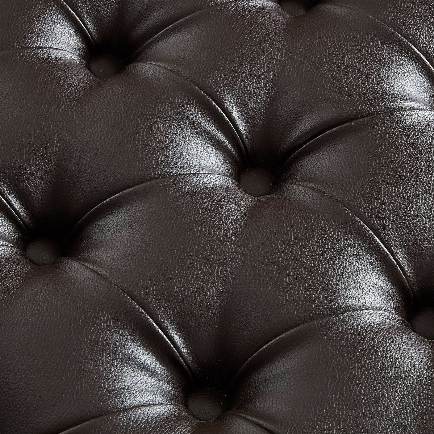 Coco PU Leather Cocktail Ottoman