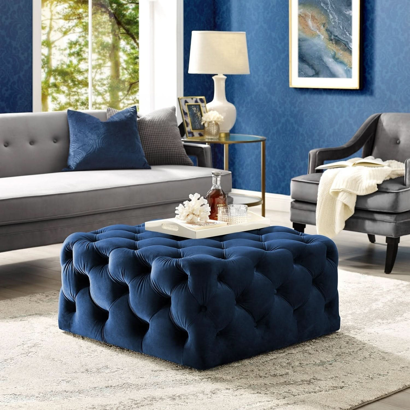 Madeline Cocktail Ottoman