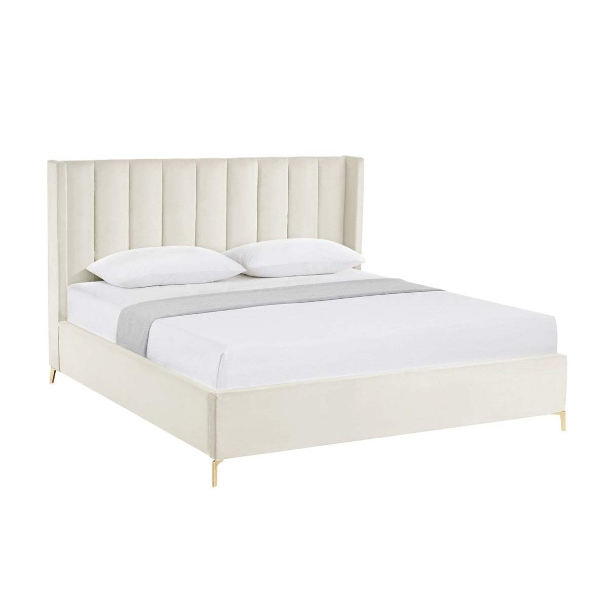 Caliyah Velvet Bed