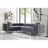 Giovanni Velvet Corner Sectional