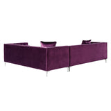 Giovanni Velvet Corner Sectional