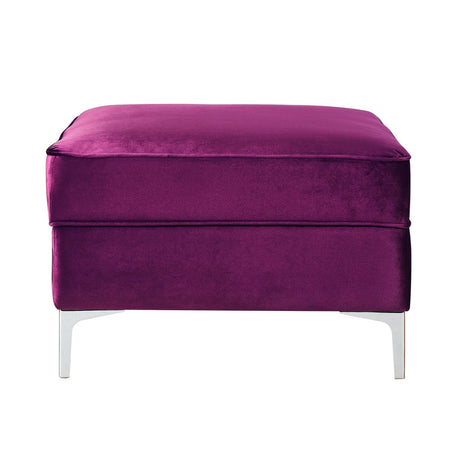 Giovanni Velvet Storage Ottoman